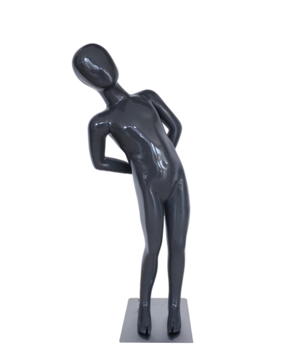 SUDMANNEQUIN - Wholesale Mannequin - PARIS CHILD MANNEQUIN CHARCOAL GREY 6-8 Years0