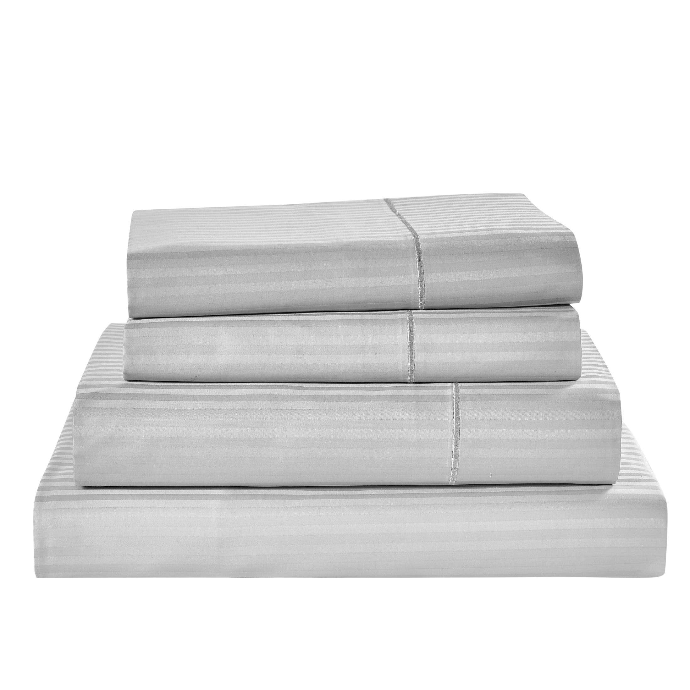 Bed Bath Fashions - Wholesale Sheet Set - Kathy Ireland 500 Thread Count Damask Stripe Sheet Set19