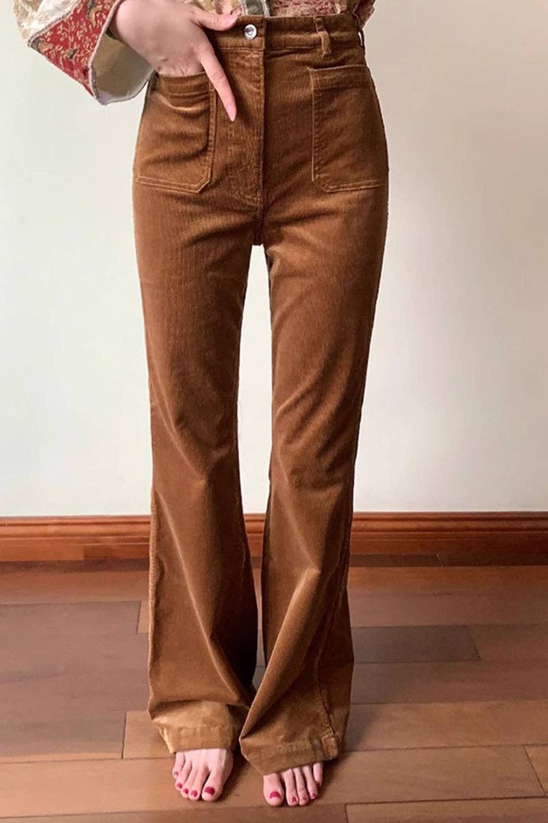 CARAMEL High-Waisted Flare Jeans for wholesale on Faire1