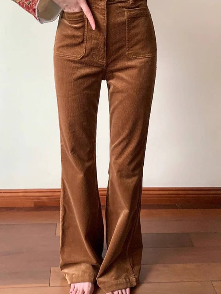 CARAMEL High-Waisted Flare Jeans for wholesale on Faire1