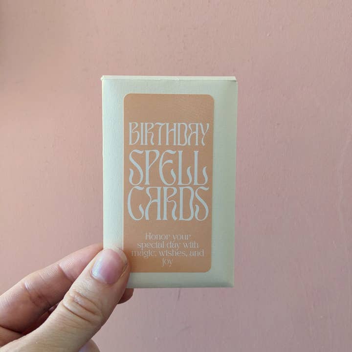 Birthday Spell Cards for wholesale by Ghost Poppy