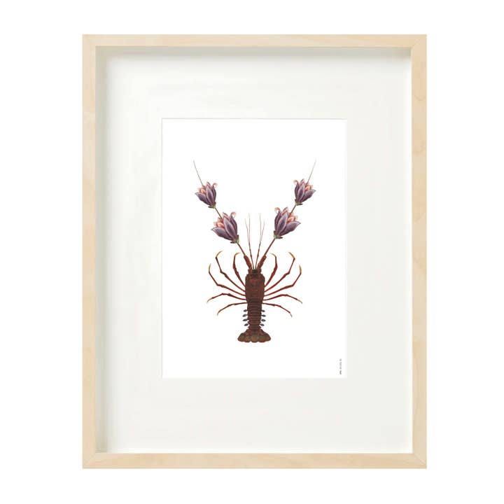 Impression (A4) collage de la collection Naturalis - La danseuse pour la vente par Lylies