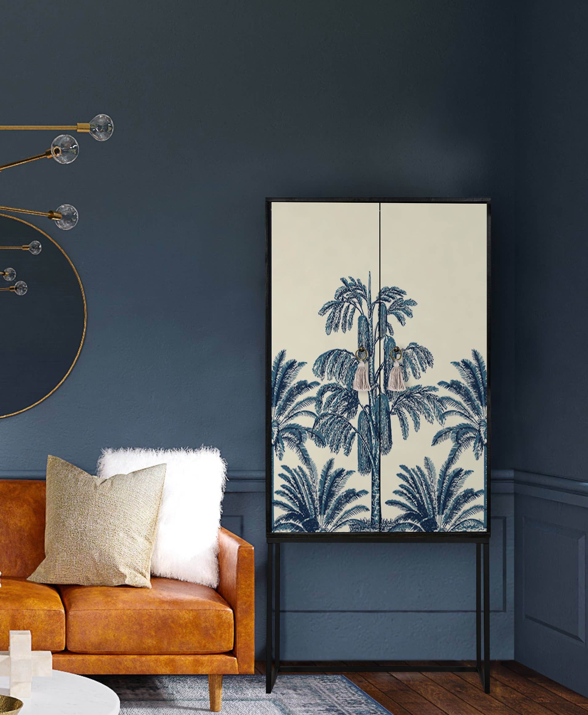 Really Nice Things - Vente Armoire - Buffet 2 portes MDF imprimé tropical2