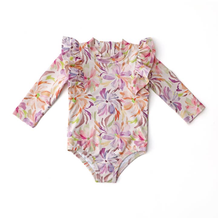 Shimmy Long Sleeve Swimmers - KATIE for wholesale by With Love for Kids