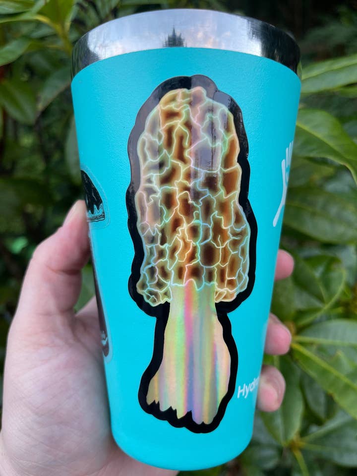 Holographic Morel Mushroom for wholesale by Coastal Haze Designs