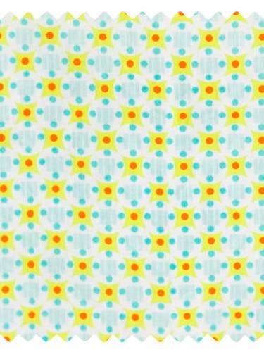 25M Coton imprimé Stella jaune fluo pour la vente par Petit Pan