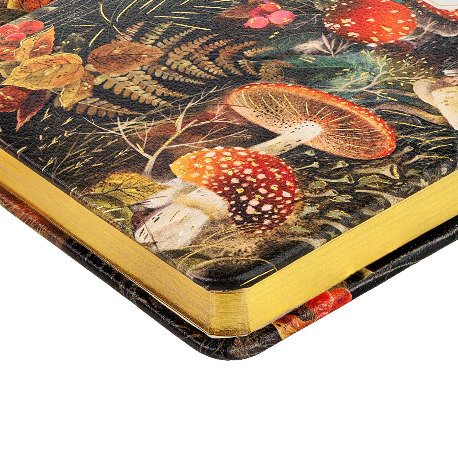 BV by Bruno Visconti - Wholesale Planner - A6 Vegan Leather Hardcover Daily Planner - Forest Mushrooms1