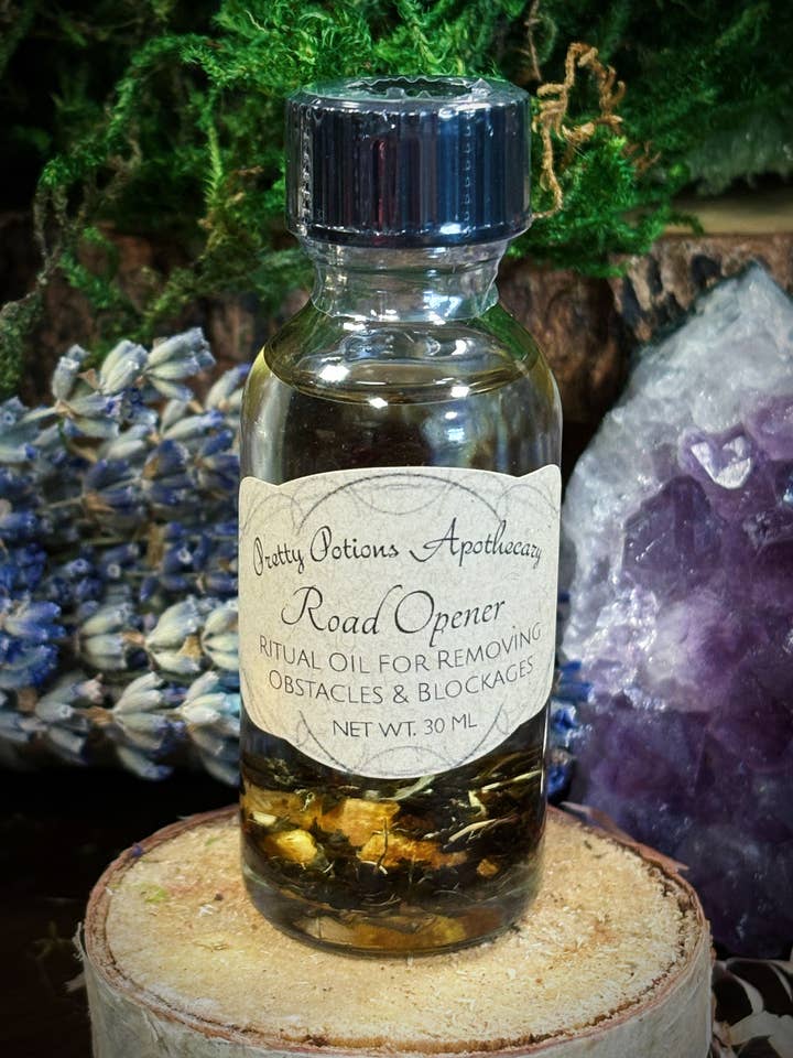 Huile rituelle Road Opener pour lever les obstacles pour la vente par Pretty Potions Apothecary