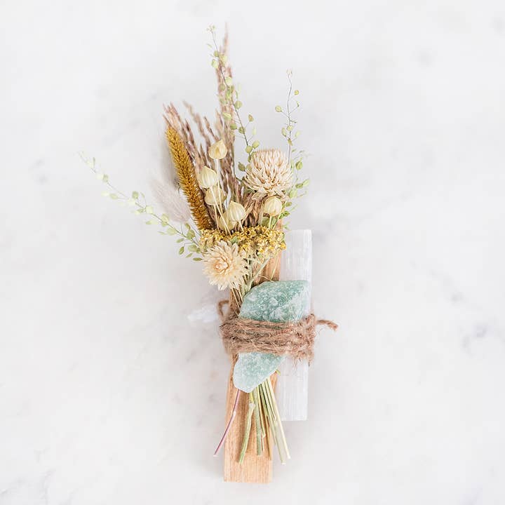 Seed Floral - Wholesale Sage Bundle - Smudge Stick- Palos Santos Sage Crystal Bundle Pack