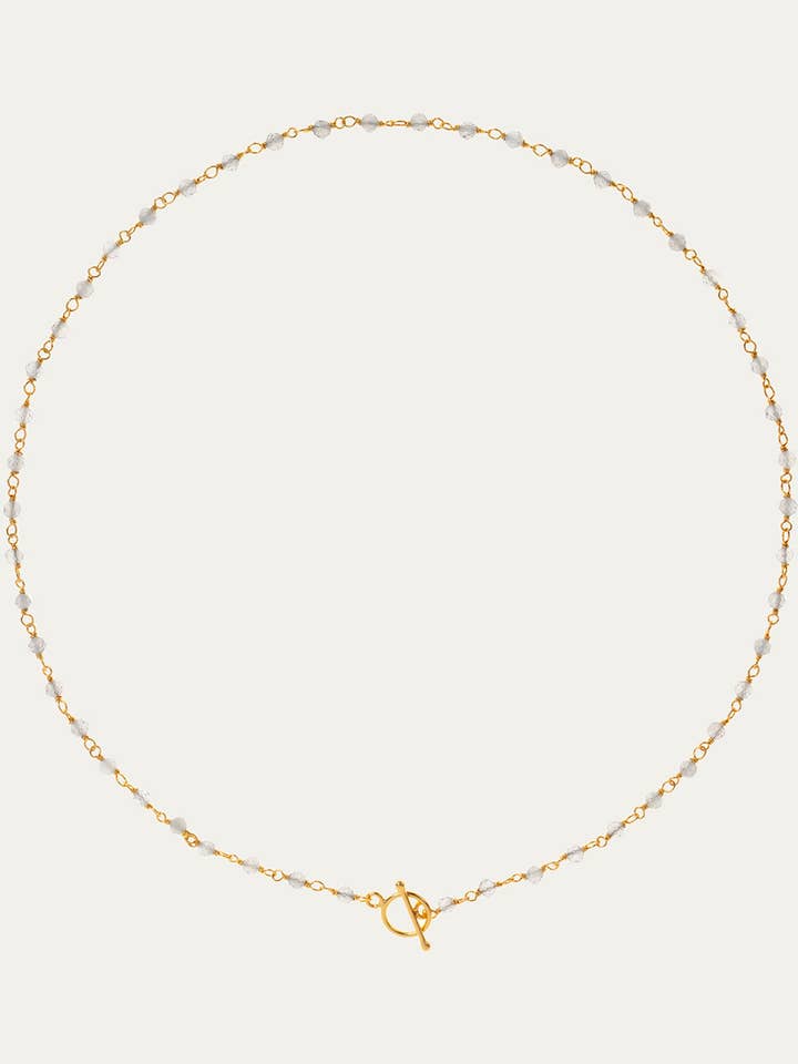 Collar Carla Gold para venta al por mayor de FLOR DE MENTA JEWELRY