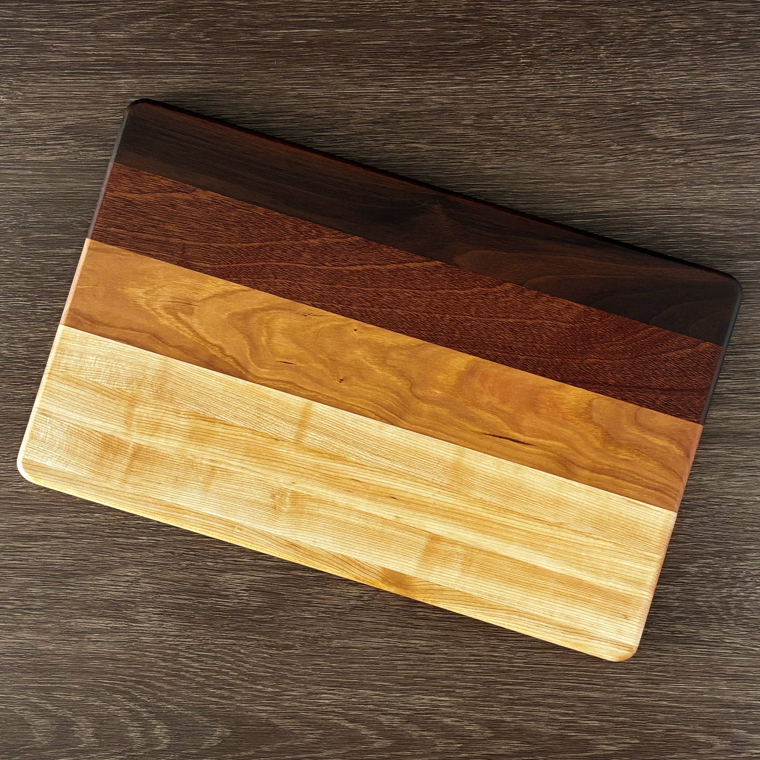 Holzer Handcrafted ® - Wholesale Cutting Board - Handmade Cutting Board 16" x 10" x .8" | Maple, Cherry, Sapele, Walnut Hardwood | Holzer Handcrafted2