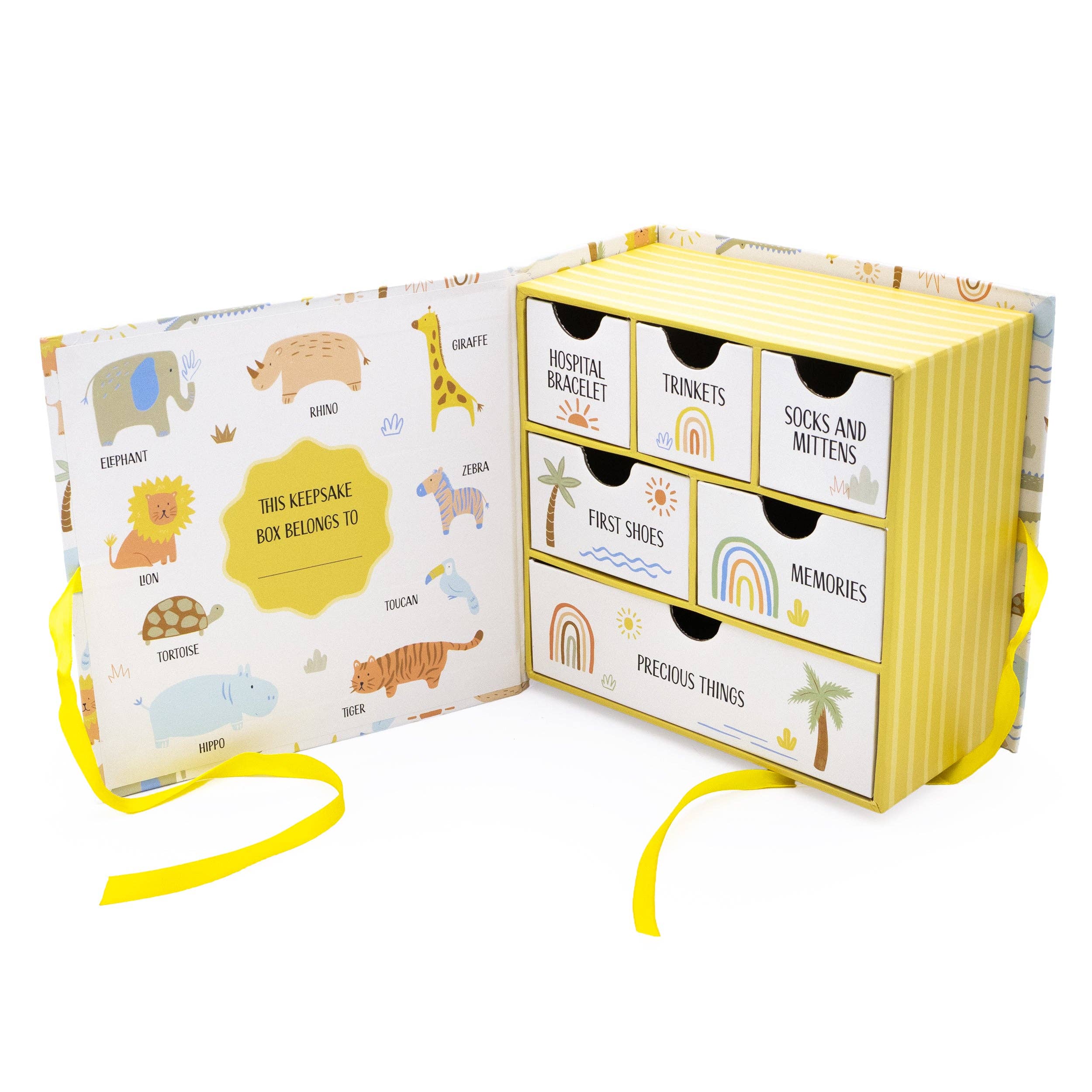 Robert Frederick Ltd - Wholesale Herinneringenbox - Kinderen en baby - Lullaby Animals bewaarbox voor babyherinneringen1