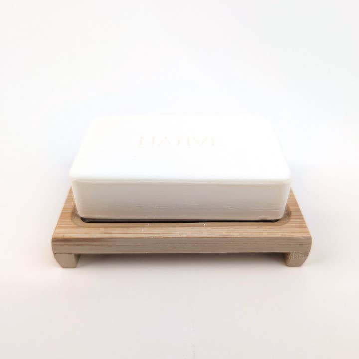 EcoFreax - Wholesale Bath Soap Dish - Bamboo Rectangle "Crate" Soap Dish