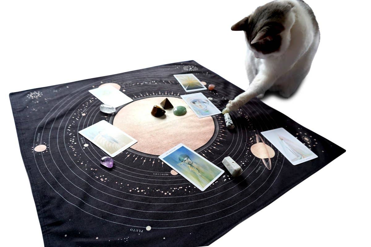 Hidden Crystal Tarot - Wholesale Tarot Cards - Solar System Tarot Cloth4