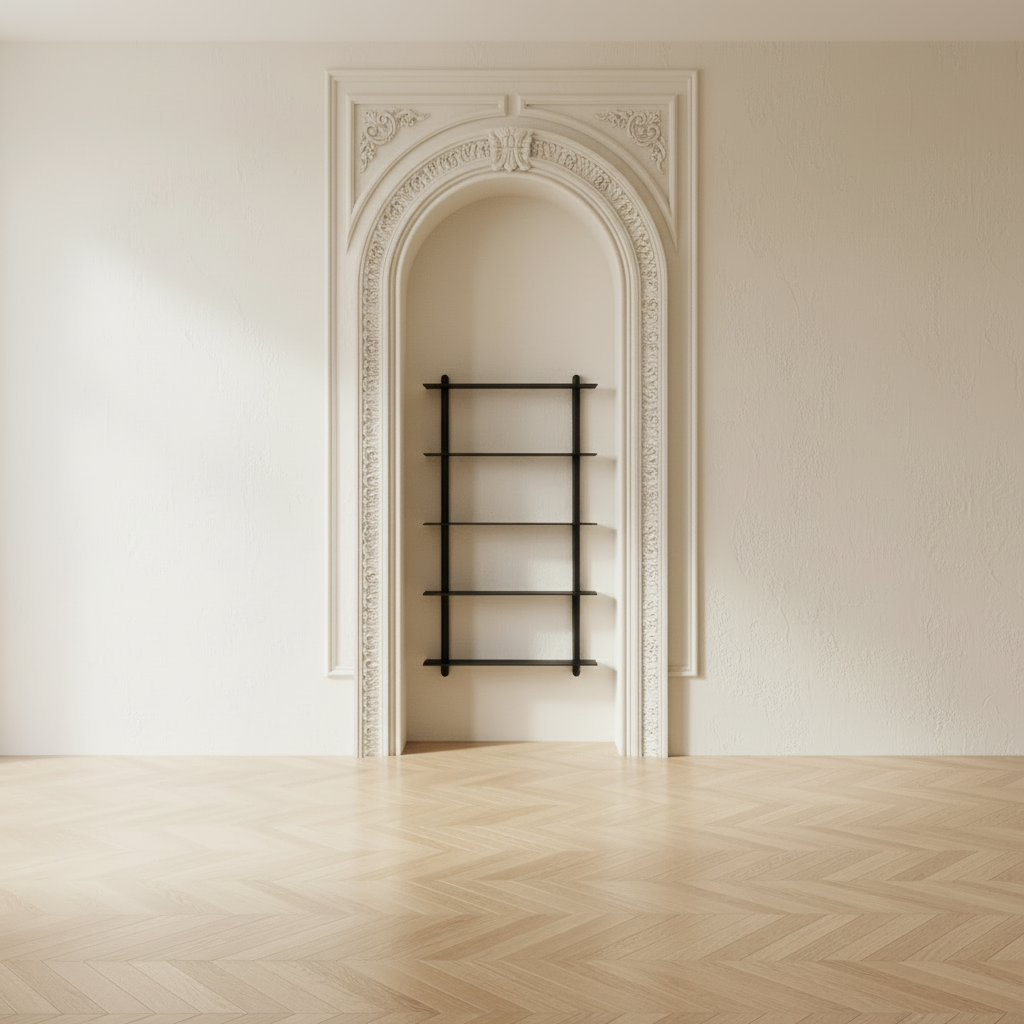 Studio Nordhaven - Wholesale Wall Mounted Shelf - NIVO Shelf Large E - black ash/black9