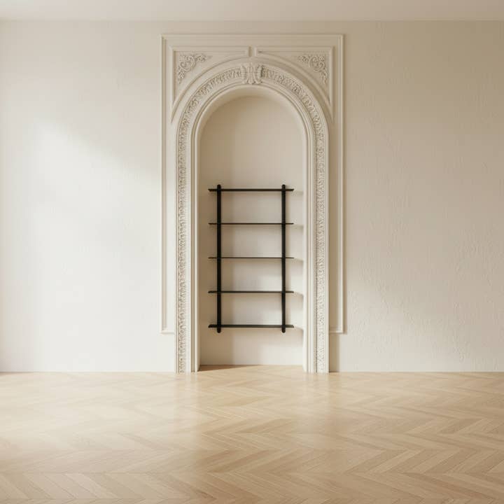 Studio Nordhaven - Wholesale Wall Mounted Shelf - NIVO Shelf Large E - black ash/black9