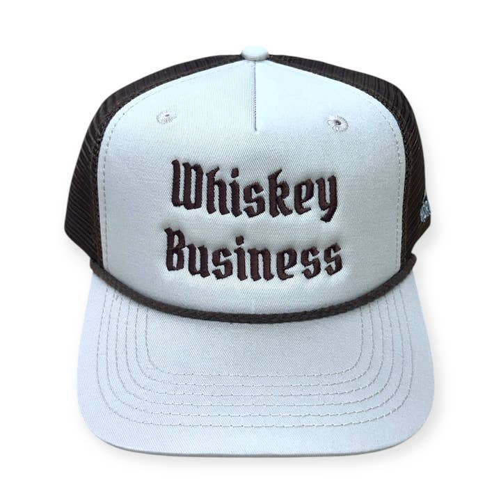 Chapeau brodé Whiskey Business - Lost Hat Ranchero pour la vente par Horizon Hat Co.