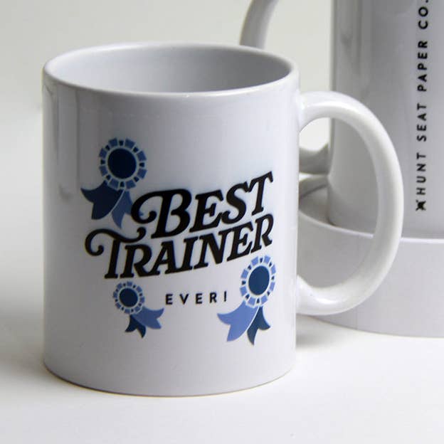Best Trainer Coffee Mug for wholesale by Hunt Seat Paper Co.