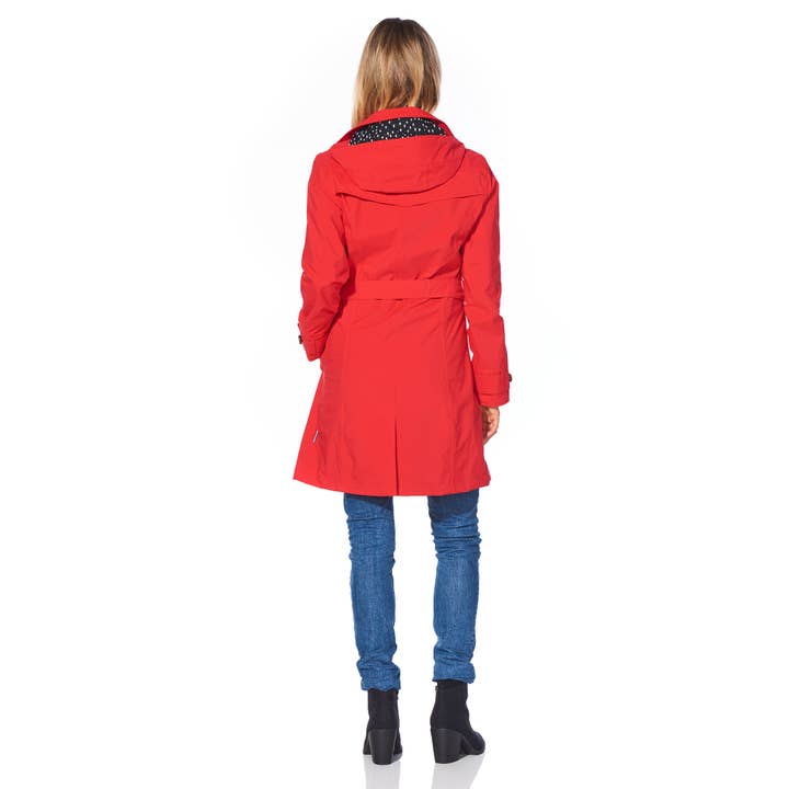 Happy Rainy Days - Vendita all'ingrosso Trench - Donna - Trench Donna - Rosso1
