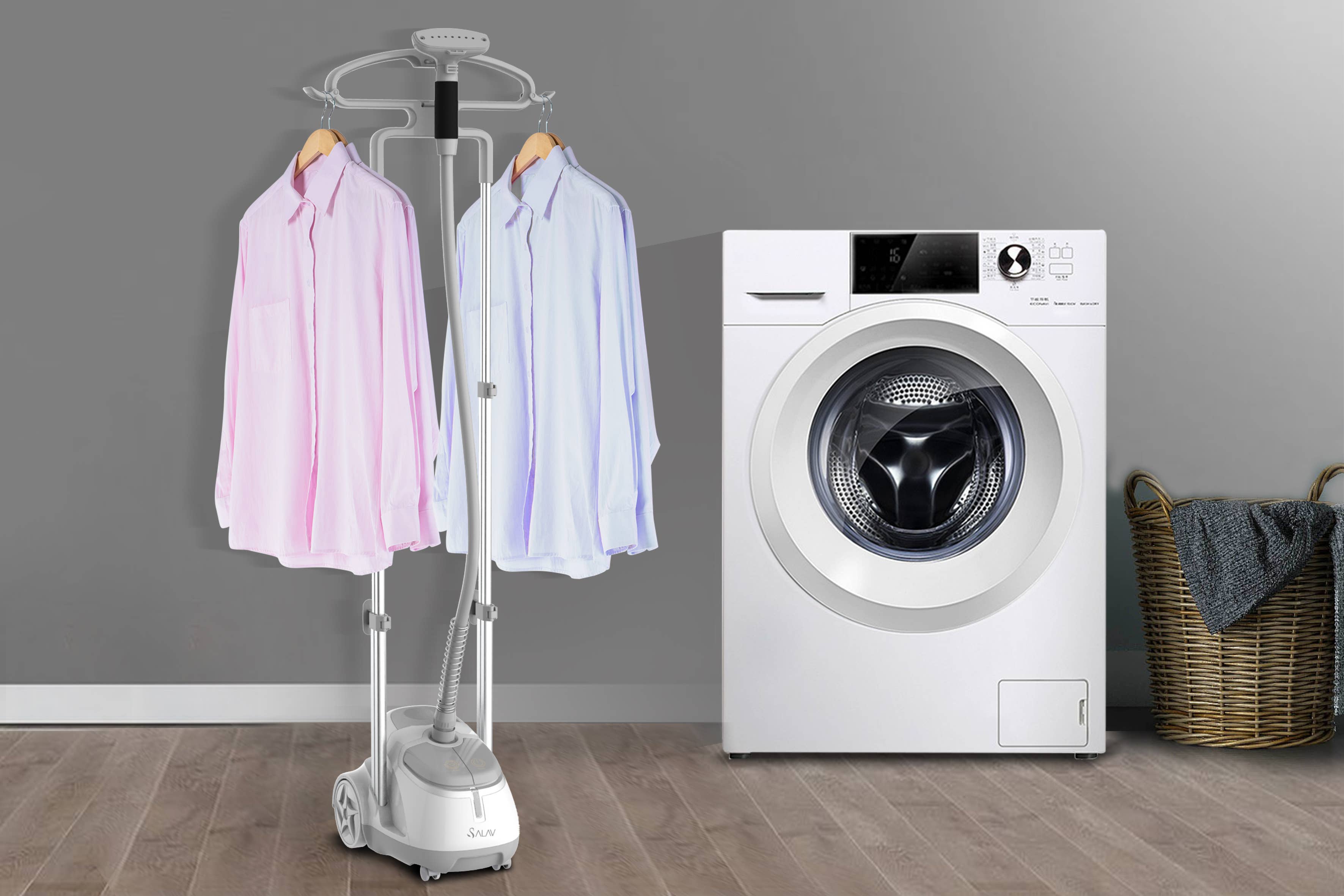 Salav-True & Tidy – Engroshandel Damper – Professionel tøjdamper med dobbelt bar m/bonus 3 stk afkalkningsmiddel6