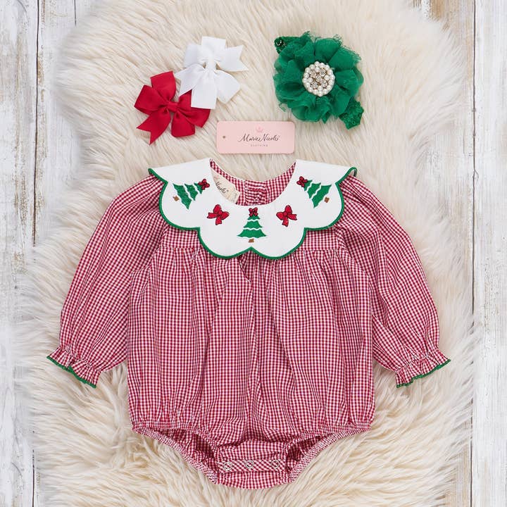 Festive Bow & Tree Cotton Bubble and other Purchase Wholesale bodysuit (non footed) baby. Free Returns & Net 60 Terms on Faire trending on Faire.