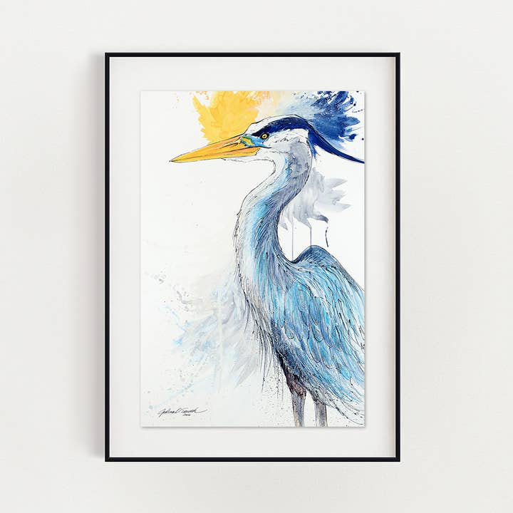 Blue Heron for wholesale by Joshua D. Smith Artist