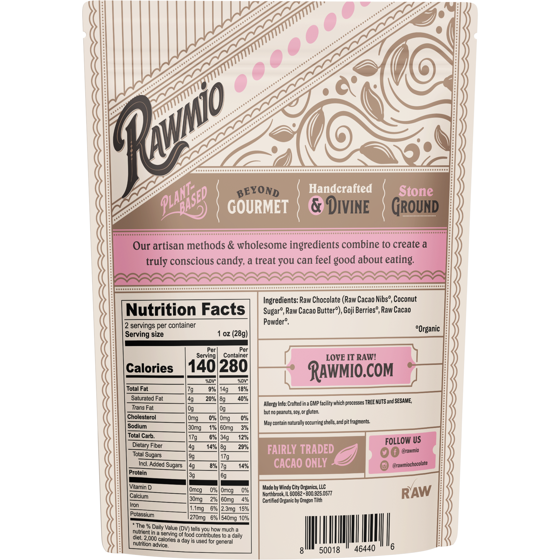 Windy City Organics - Wholesale Chocolate Covered Sweets - Chocolate Covered Goji Berries1