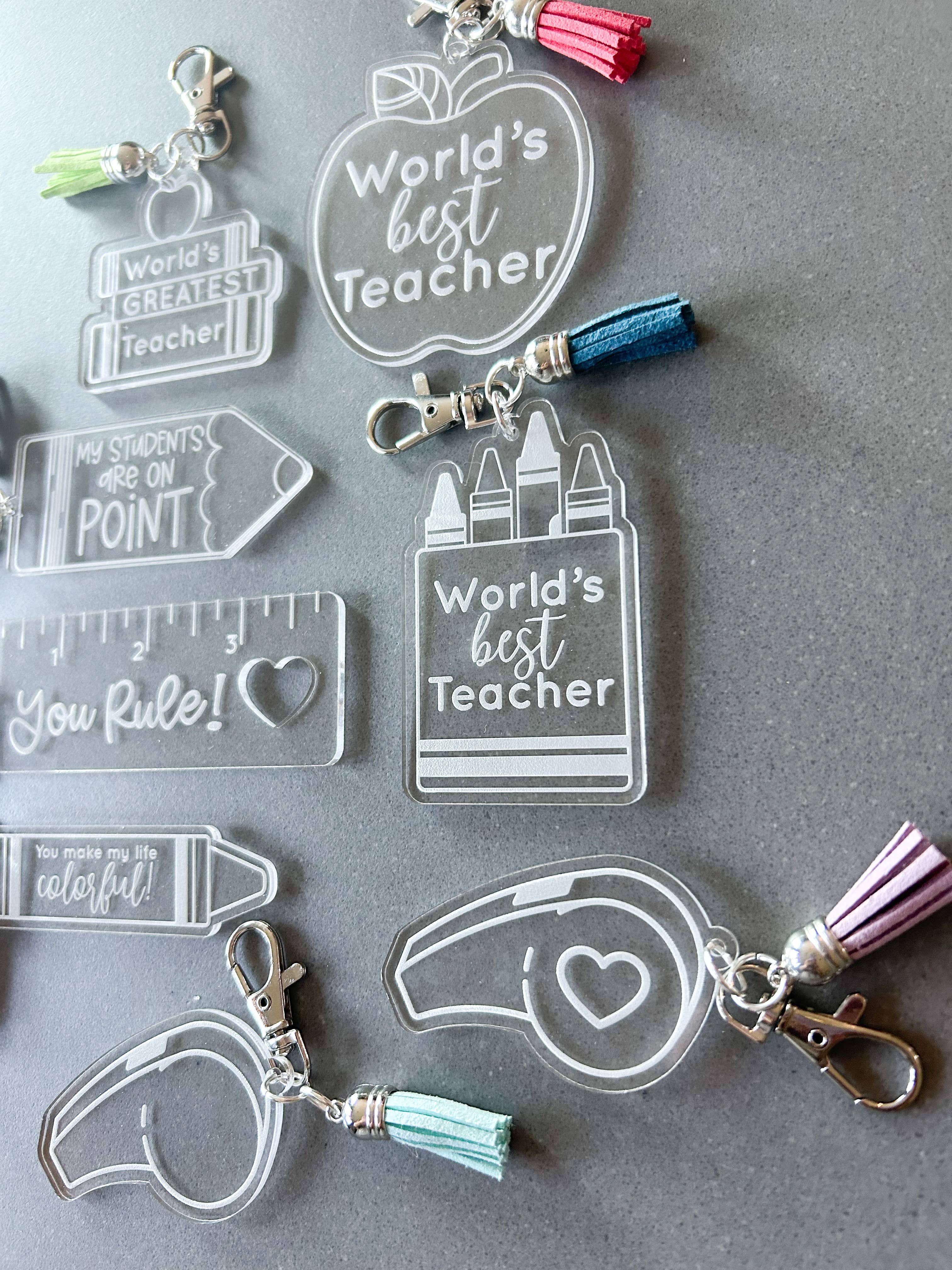 BB’s Shebang- Custom Gifts - Wholesale Keychain - Women's - Teacher Keychains, teacher bag tags, teacher appreciation3