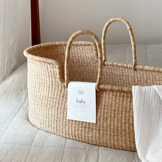 UNIQUE LOVE Design - Wholesale Bassinet - Baby - MOSES BASKET - IN HARMONY WITH NATURE - PURE NATURAL