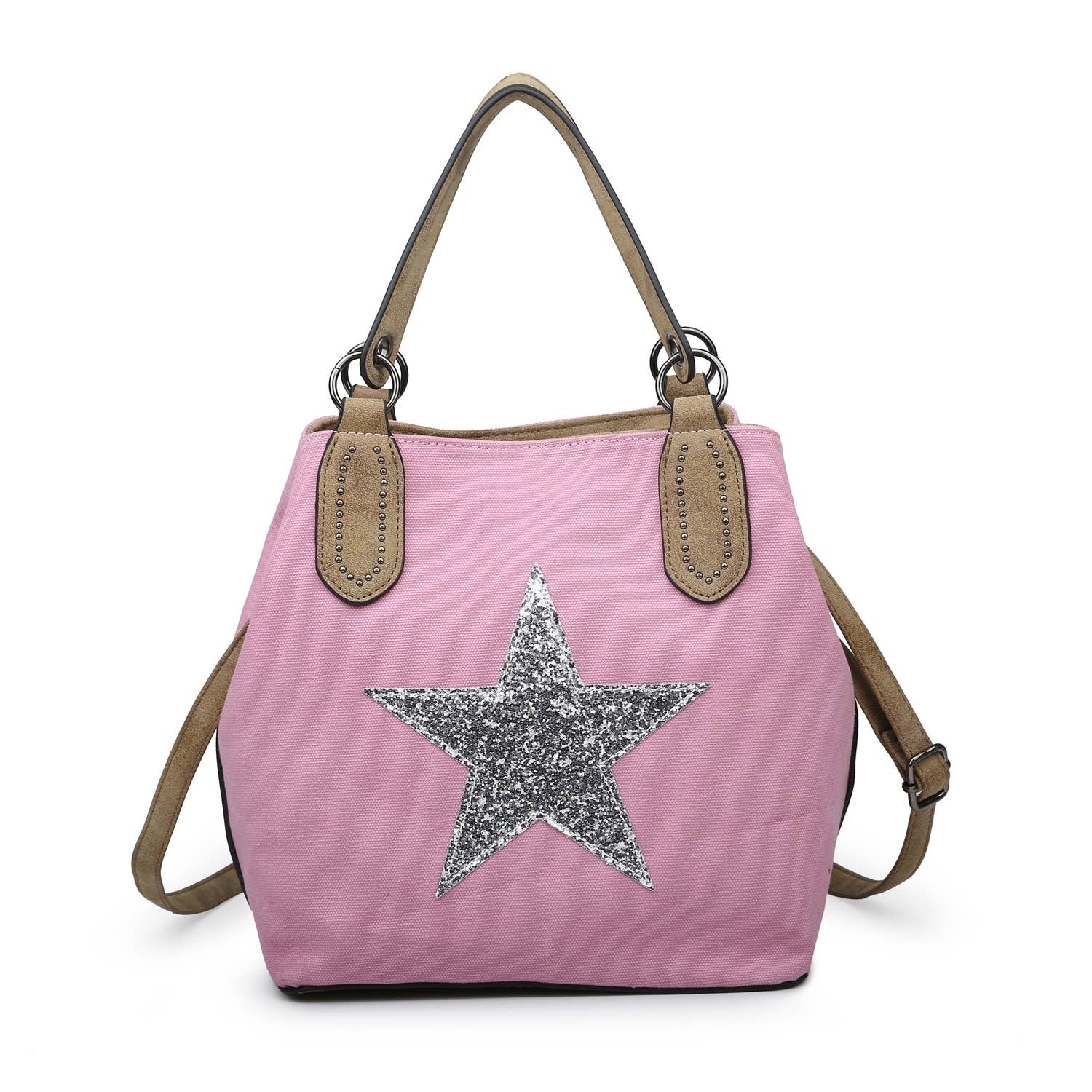 House of Milano – wholesale Tote bag – Women's – JNY2290S2526 Canvas Star Tote Bag7
