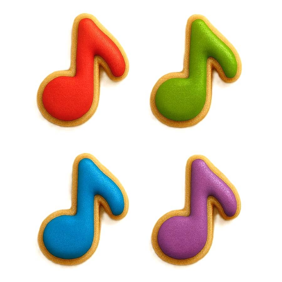 The Cookie Cutter Shop - Wholesale Cookie Cutter - Mini Music Note 1.5 inch Cookie Cutter2