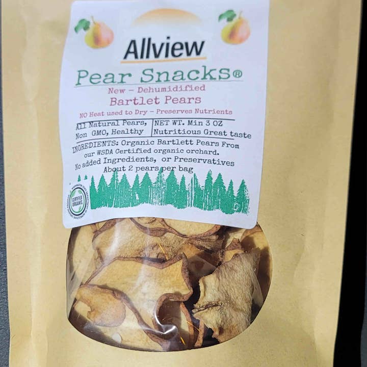 ALLVIEW ORCHARDS - Wholesale Dried/Dehydrated Fruit - 60% off Sale? 6 for $17 Dehydrated Bartlett Pear Snack chips1