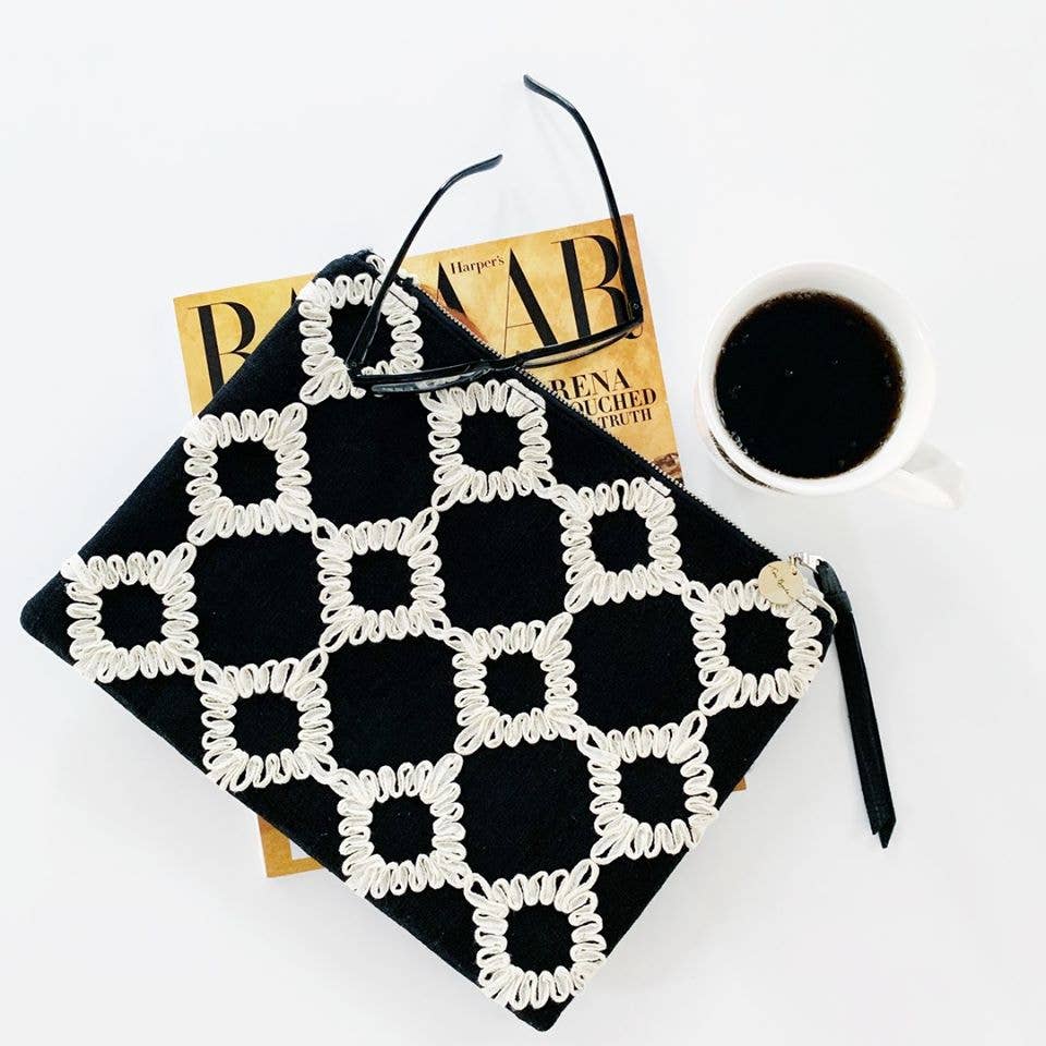 TORI NICOLE® - Wholesale Clutch - Dames - Charlotte Clutch- Zwart1