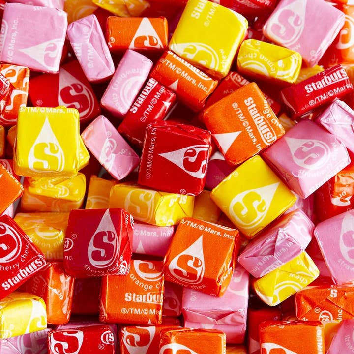 Starburst Original Weiche Kaubonbons mit Fruchtgeschmack 1,4 kg für den Großhandel von Long Island Candy Factory