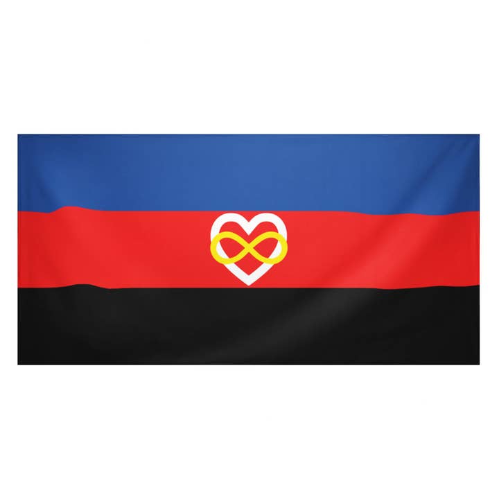 Polyamorie (nieuw ontwerp) vlag voor wholesale door Merchbaendchen