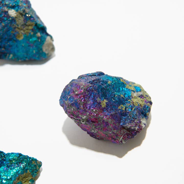 Chalcopyrite Peacock Ore Raw Stones and other Purchase Wholesale peacock ore. Free Returns & Net 60 Terms on Faire trending on Faire.