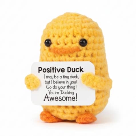 Crochet Positive Pals - Duck for wholesale by Original Source