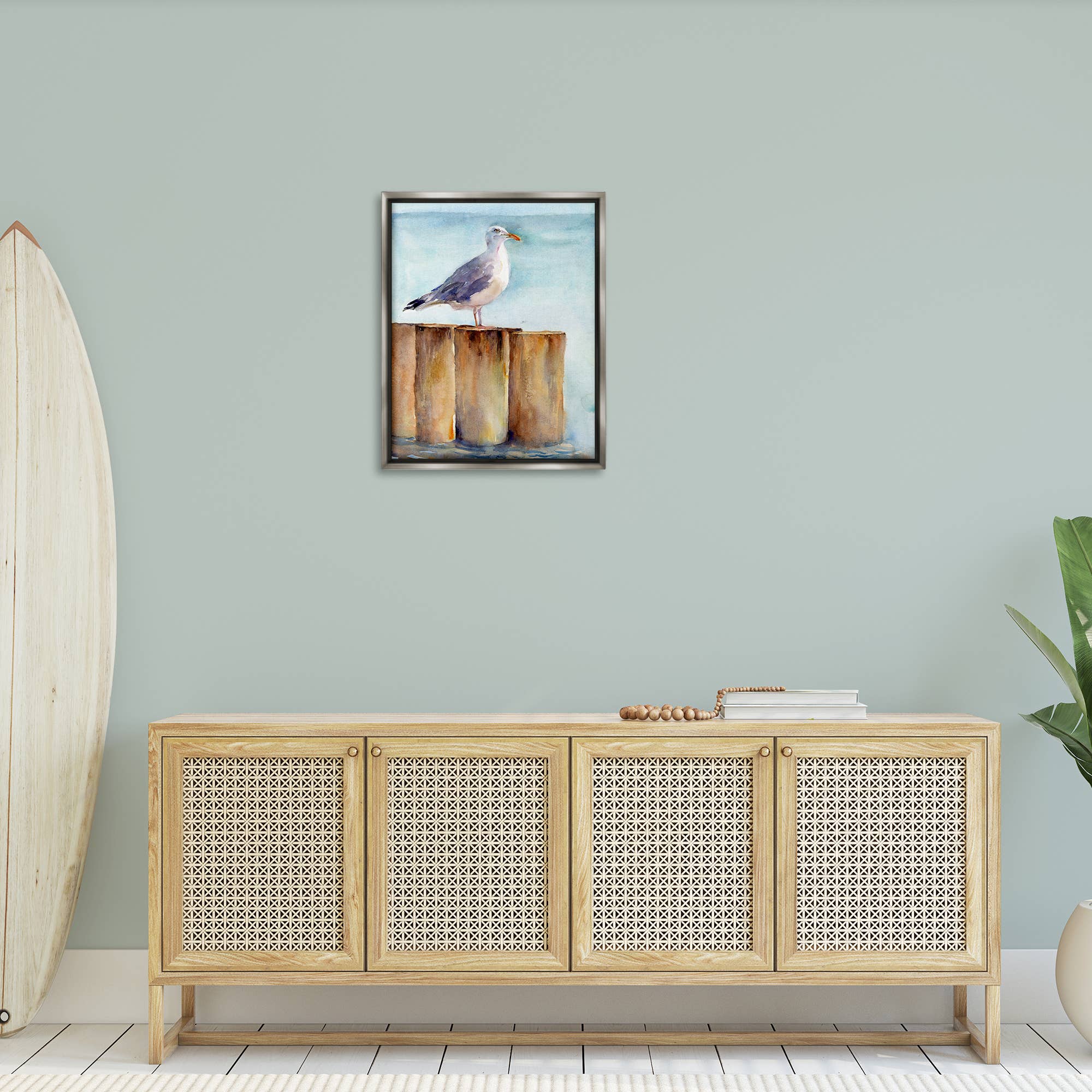 Stupell Industries - Wholesale Wall Sign - Seagull's Perch by Sea - Framed Wall Art5