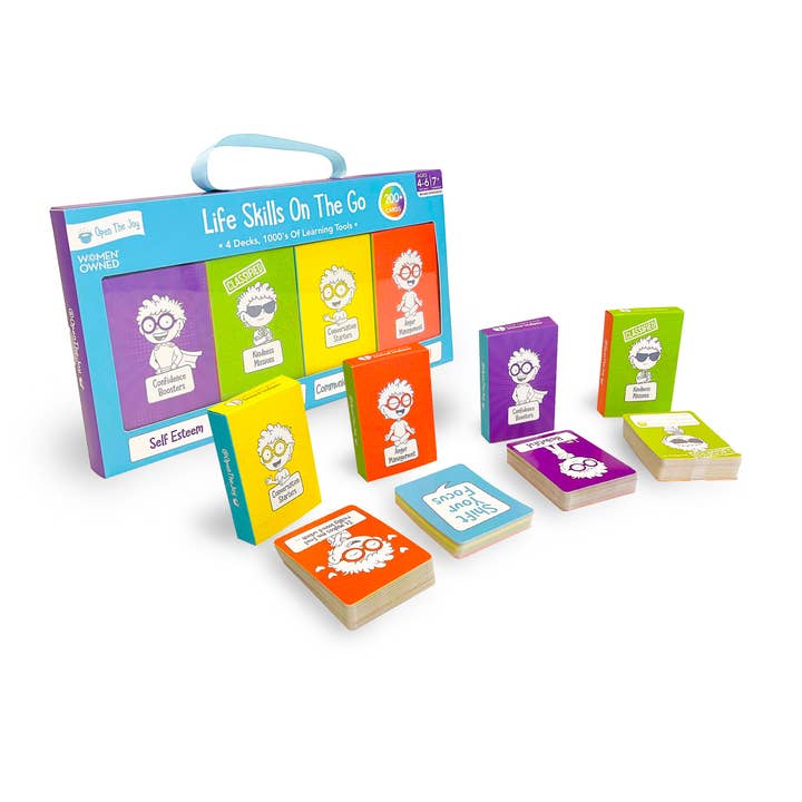 Open The Joy - Vente Jeux de cartes - Life Skills On The Go - Jeu de réflexion pour enfants1