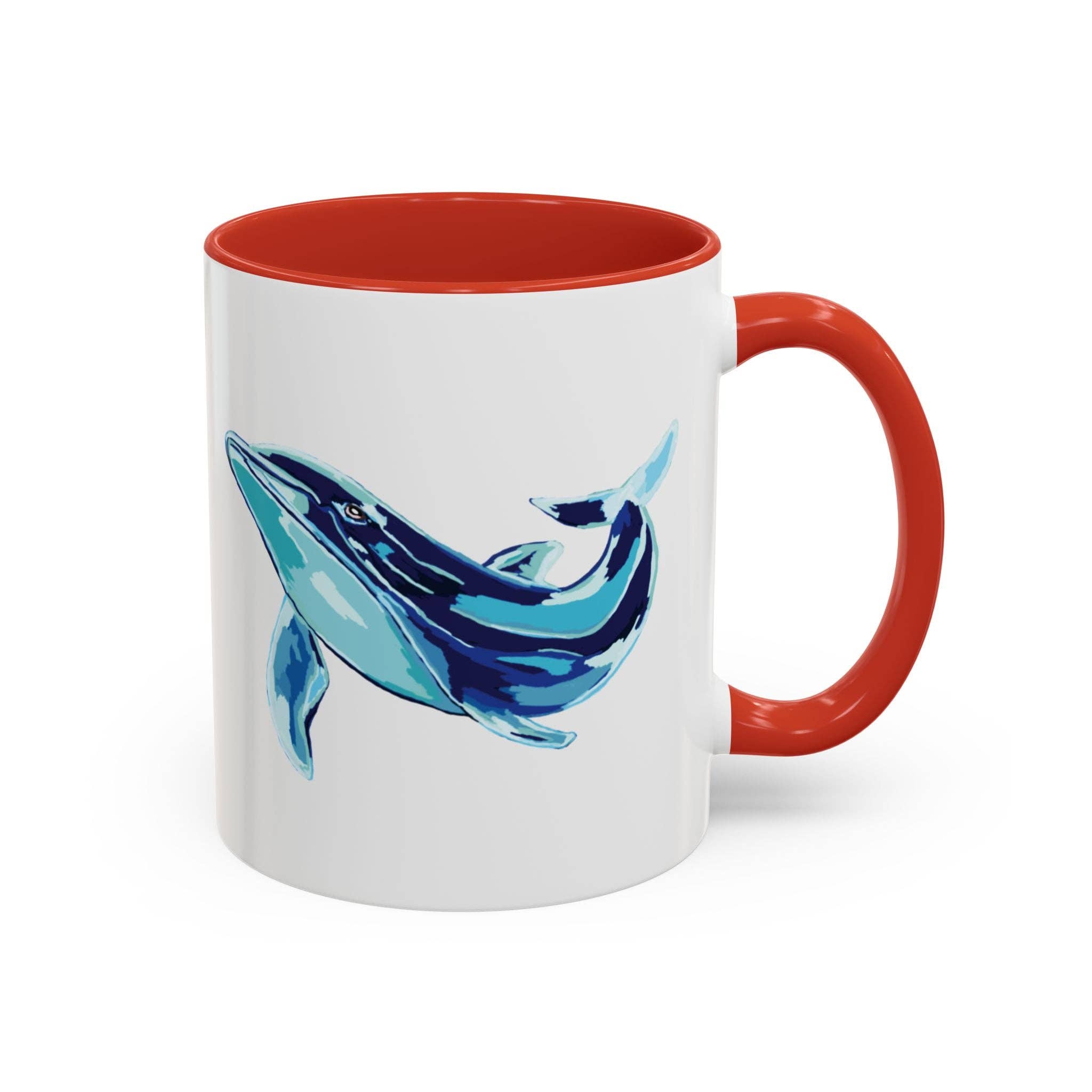 Blue Cava – Großhandel Kaffeebecher – Blauwal Ozeanleben Zwei-Ton Keramik Kaffeetasse - 11 oz & 15 oz8