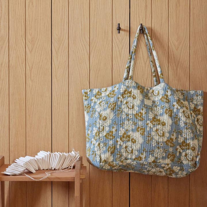 Bonheur du Jour - Wholesale Tote Bag - Women's - Trotter Bag - Vishnu Blue1