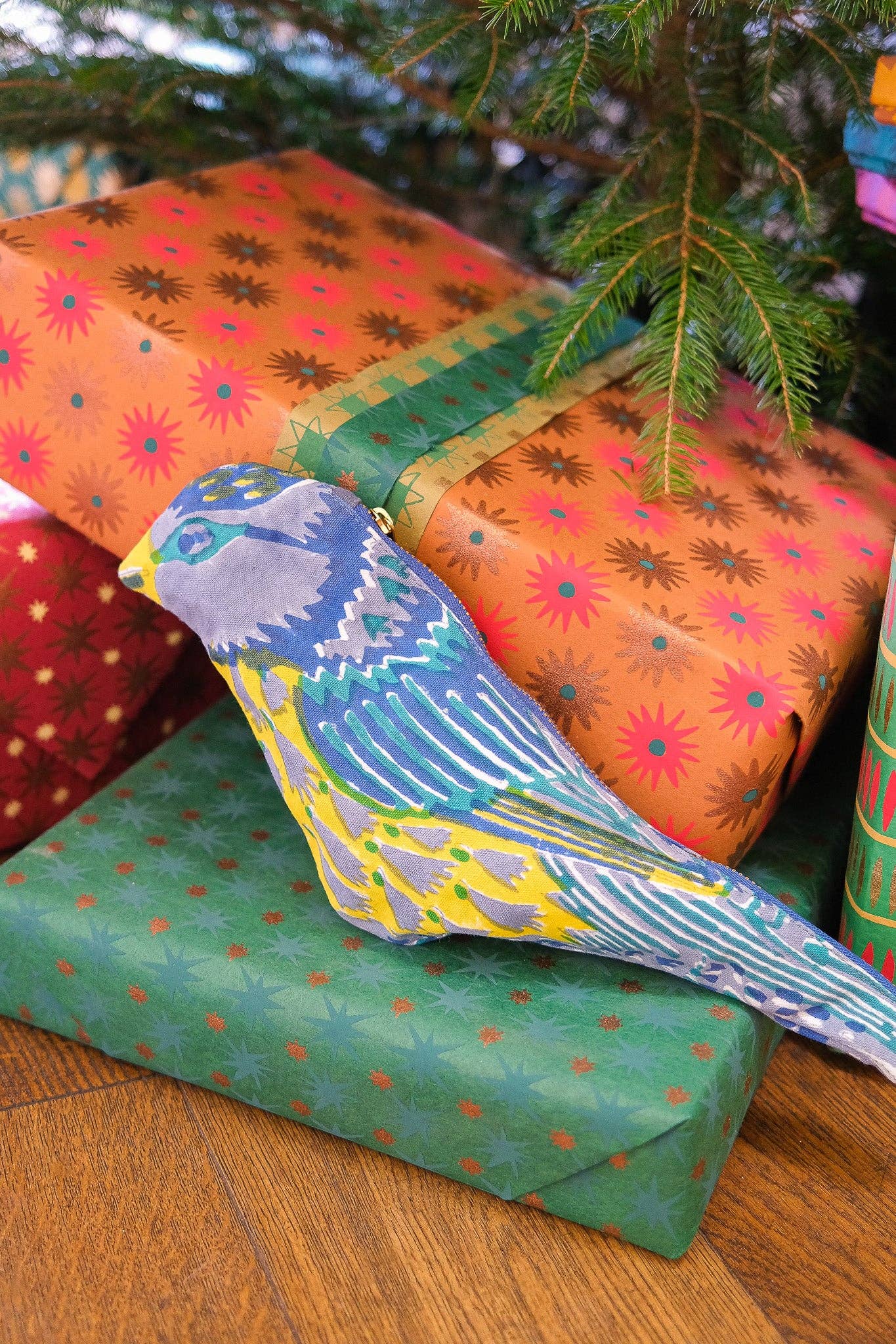 East End Press - Wholesale Pencil Case/Pouch - UK/EU: Blue Tit Fabric Case3