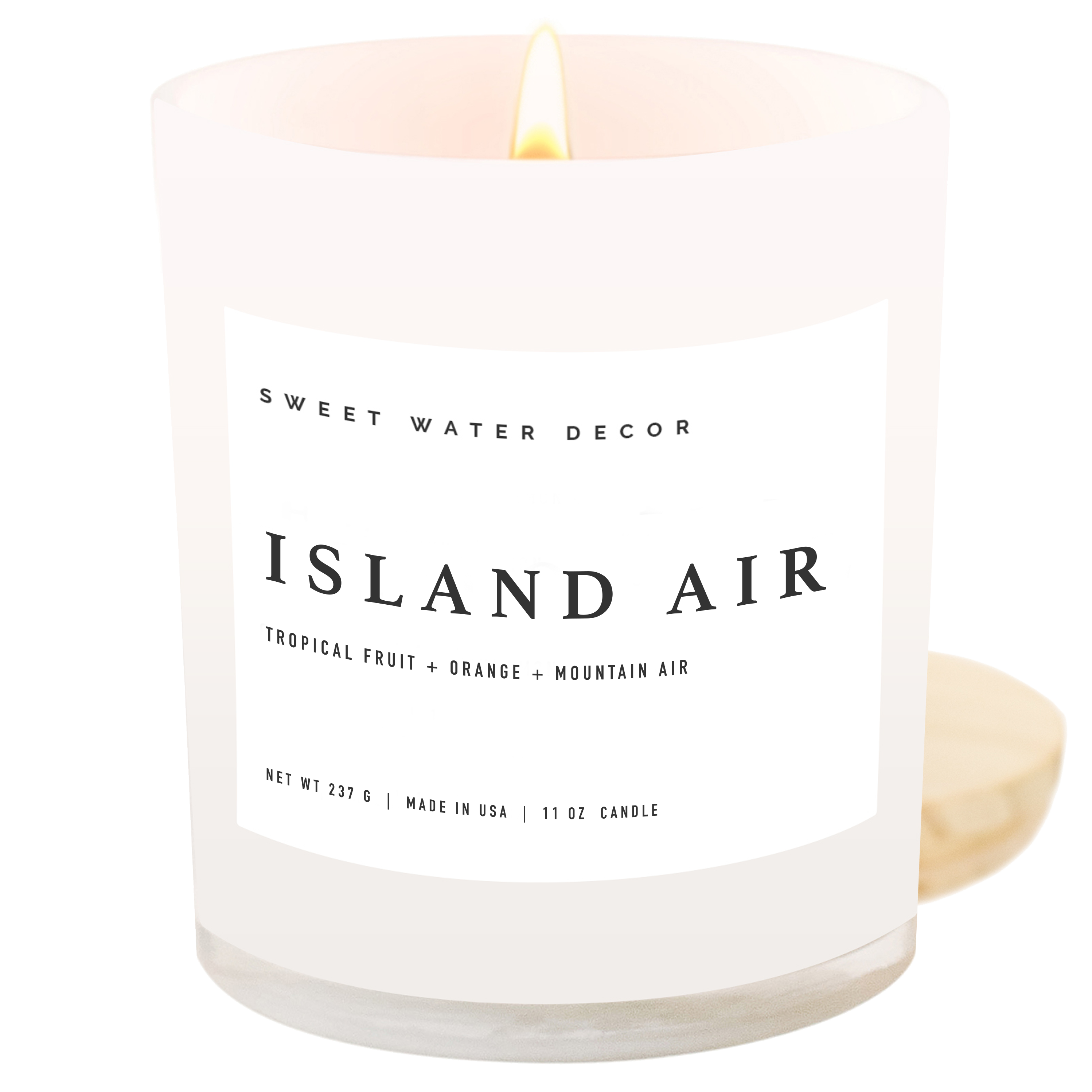 Sweet Water Decor - Wholesale Jar/Filled Candle - Island Air 11 oz Soy Candle - Home Decor & Gifts8