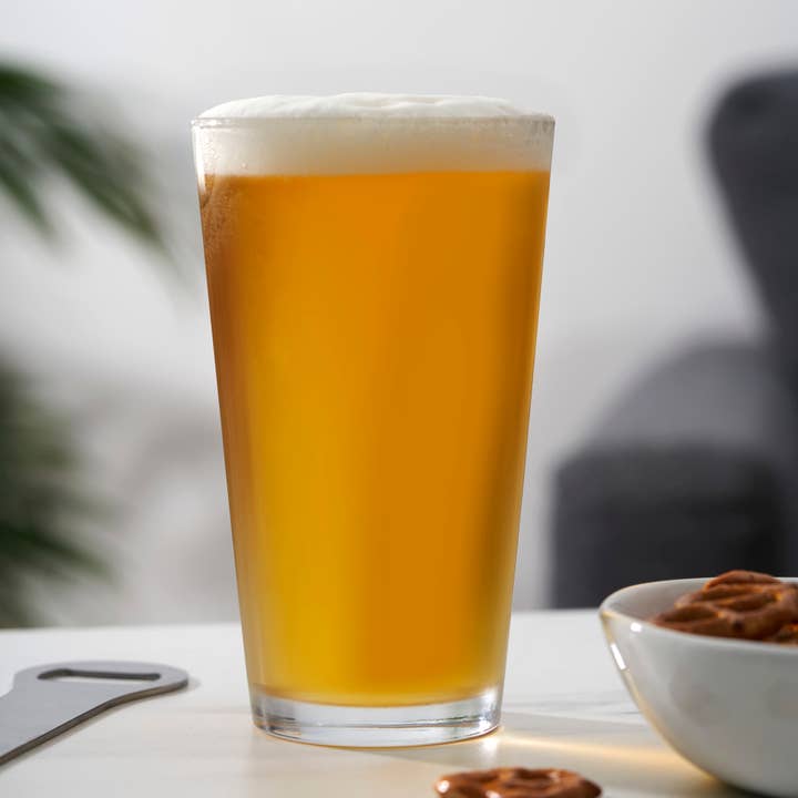 Clear Pint Beer Glasses Set of 6 for wholesale on Faire2