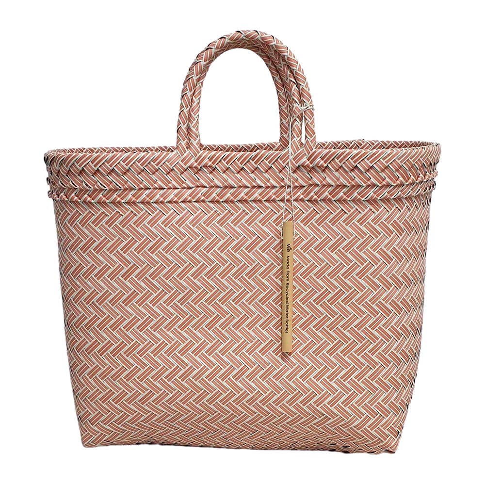VIE - Wholesale Beach Bag - Recycled Plastic Woven Beach/Tote Bag5