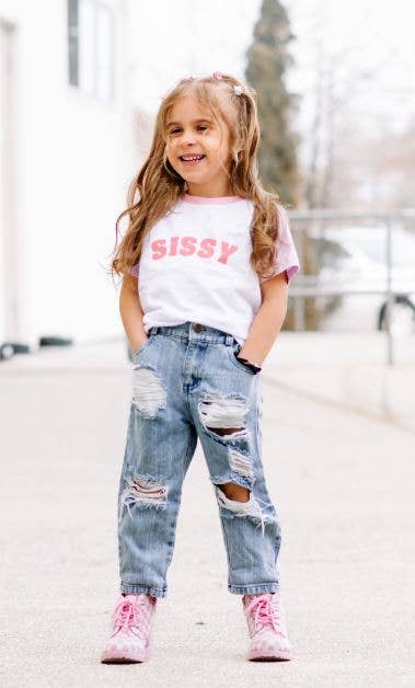 Holland Ave Clothing - Wholesale Screen Printed T-Shirt - Kids - Bubba & Sissy | Boys and Girls Colorblock Tee8