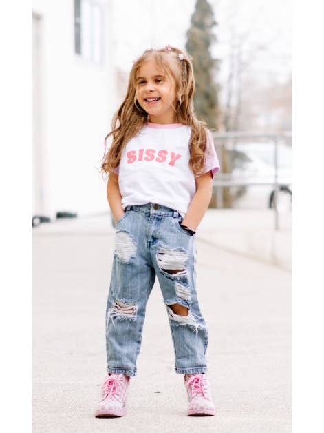 Holland Ave Clothing - Wholesale Screen Printed T-Shirt - Kids - Bubba & Sissy | Boys and Girls Colorblock Tee8