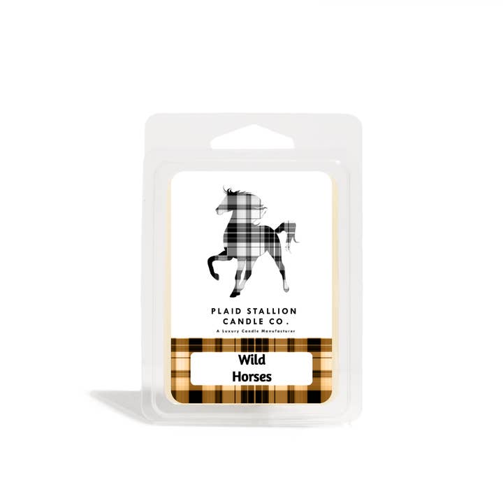 Chevaux sauvages pour la vente par The Plaid Stallion Candle Co