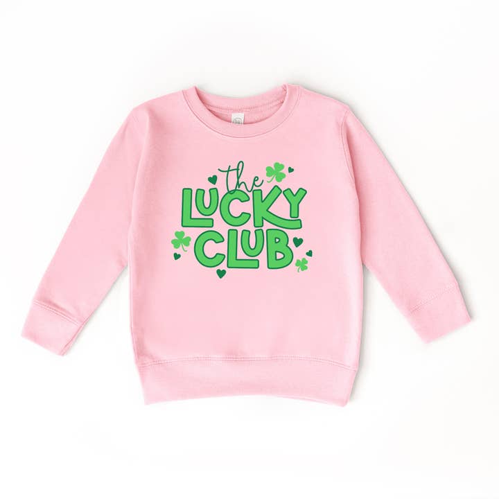 The Lucky Club Clover St. Patrick's Day Sweatshirt for wholesale by Benny & Ray Apparel