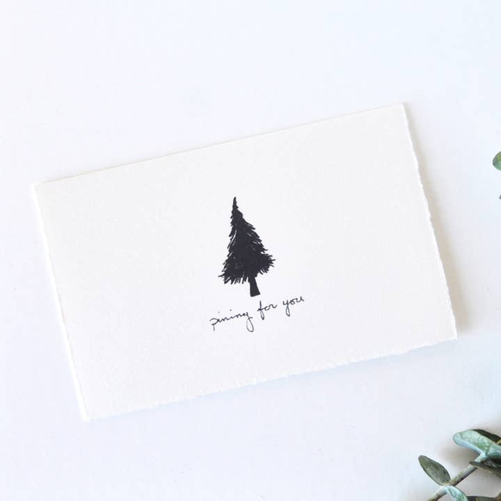 Funny Love Card - Pining For You for wholesale by Little Shop of ElleSee